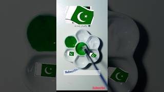 Pakistan Flag satisfyingcolor colormixing foryou viralvideo [upl. by Ahsenal766]