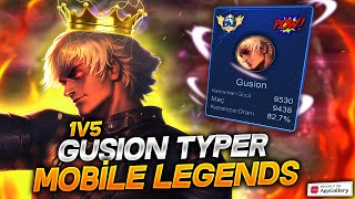 TOP 1 GLOBAL GUSION TYPER  YENİ BUILD İLE BÖYLE BİR HASAR YOK [upl. by Publia477]