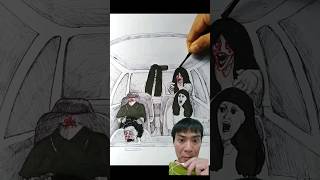 Cô Gái Đó Phải Làm Sao art art drawing drawing ghost artist sketch fantasmas [upl. by Areemas]