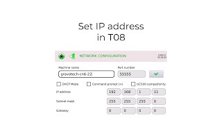 T08 Set IP [upl. by Atiuqel]