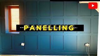 How To Install Wall Panelling In Your Home  DIY Board And Batten [upl. by Luapnhoj]