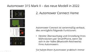 Automower 315 Mark II Besonderheiten [upl. by Barnes]