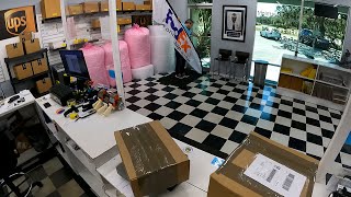 POV packing up items to ship in Fedex shipping center Friday and Monday [upl. by Guss]