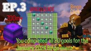 How to Bingo I January 2024 Edition 3 Hypixel Skyblock [upl. by Anirdua]