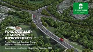 Proposed Forder Valley Link Road animation [upl. by Gnouc]