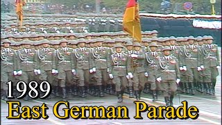 1989 East German Military Parade  40 Jahre DDR [upl. by Mchenry330]