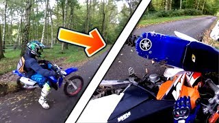 CRASH MOTO CROSS 💥KTM 85 SX  YZ 85 [upl. by Sioled]