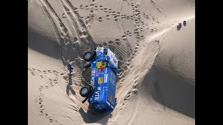 RALLY DAKAR 2018 CRASH COMPILATION 2 [upl. by Atinob]