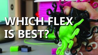 Flexible 3D Printing Filaments Tested  Which Flex is Best [upl. by Regen]