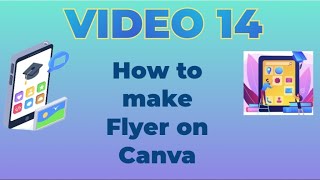 How to make Flyer on Canva [upl. by Aissej]