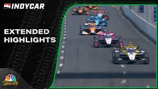 IndyCar EXTENDED HIGHLIGHTS Ontario Honda Dealers Indy Toronto  72124  Motorsports on NBC [upl. by Rutger702]