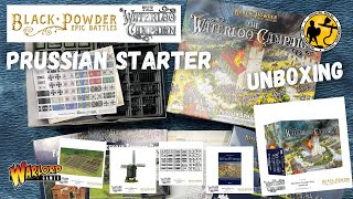 Warlord Games Epic Battles Waterloo Prussian Starter Set Unboxing [upl. by Snow88]