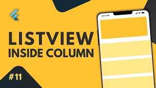 Flutter ListView inside column  With 2 professional ways [upl. by Sanson810]