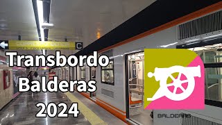 Transbordo Metro Balderas 2024 Línea 3 a Línea 1 [upl. by Cnut]