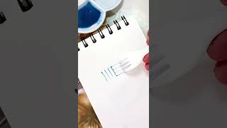 Satisfying Calligraphy with Fork calligraphy handlettering lettering moderncalligraphy writing [upl. by Attennod90]