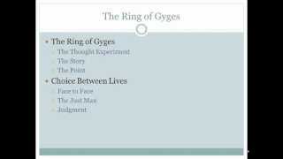 Ethics III 3 Ring of Gyges [upl. by Stormi]