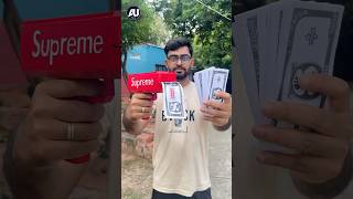 Money Gun Unboxing amp Testing moneygun shorts [upl. by Bogusz54]