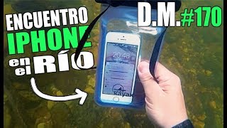 ENCUENTRO un iPhone ENCENDIDO en el río lo devuelvo  Detección Metálica 170 [upl. by Adnovad]