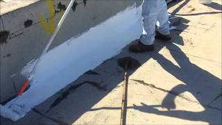 How to Repair a Flat Roof  Parapet Wall LFlashing [upl. by Marylinda]