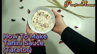 Easy Homemade Tahini sauce Recipe taratorshawarma falafel fish [upl. by Maighdiln]