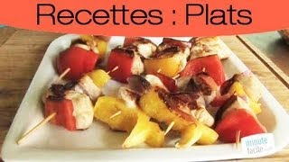 Recette Brochette de Poulet [upl. by Jacquelynn244]