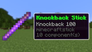 How to get a Knockback Stick in Minecraft 1213 [upl. by Ittam]