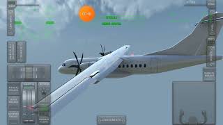 Pulkovo flight 612 animation in TFS [upl. by Asiela]