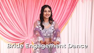 My Engagement Dance  Bride danced for the groom  Vikhu di Engagement  Khush Khush  Khushi Singh [upl. by Hoffarth]