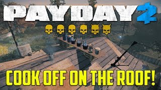 PAYDAY 2  COOK OFF ON THE ROOF  One Down w AI [upl. by Irvine844]