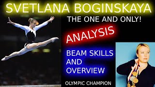 SVETLANA BOGINSKAYA  REMEMBER HOW ELEGANT SHE WAS Olympian analyzes her beam skills and routine [upl. by Edyak]