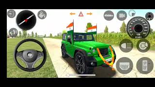 Dollar song modified Mahindra Thar green 👿Indian cars simulator 3DAndroid gameplay part 26 [upl. by Ytoc882]