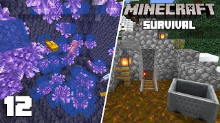 Minecraft The EASIEST amp BEST Amethyst Farm  118 Survival Lets play  Ep 12 [upl. by Tobi]