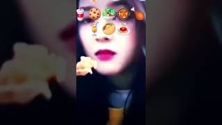 NANCY NEW ASMR EAT YUMMY healthy food Drinking YUMMY Sweet YES Food 🥤🍪🥗🥘🍗🍹🥙🍝 [upl. by Latrina]