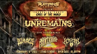 UNREMAINS LAUNCHING PARTY 2nd Album quotCries Of The Worldquot [upl. by Letsyrhc]