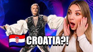 REACTING TO BABY LASAGNA  RIM TIM TAGI DIM  CROATIA EUROVISION 2024 [upl. by Rolandson]