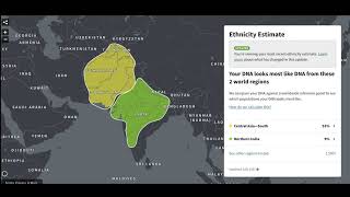 Ancestry DNA  Gedmatch Results Pakistani [upl. by Norvol]