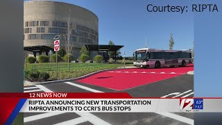 Improvements to RIPTA bus stops at CCRI to be unveiled [upl. by Attevaj]