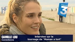 Camille Lou dans la série quotMaman a tortquot bientôt sur France 2 Reportage France 3 [upl. by Spalding]