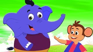 Hathi Dada  हाथी दादा  Hindi Balgeet  Hindi Nursery Rhymes  Kids Tv India  Hindi Rhymes [upl. by Henley]