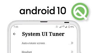 How to Enable System UI Tuner in Android 10 │Seconds Unit in Clock│DROID GEN [upl. by Meara]