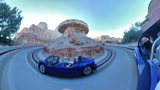 Radiator Springs Racers 360 Camera POV  Disneys California Adventure 2021 [upl. by Ninette924]