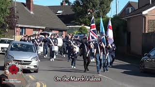 West Bann Protestant Boys  North Down Defenders Parade 2024 [upl. by Ennazus]