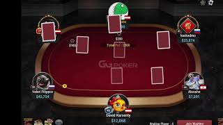 20kNL Valeri Filippov Vs Gergely Kulcsar Vs Dudd1 Vs David Karsenty Vs Alooshe  High Stakes Poker [upl. by Weirick]