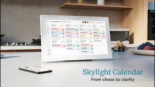 Skylight Calendar  The smart touchscreen calendar amp organizer making family life more manageable [upl. by Nnagrom]