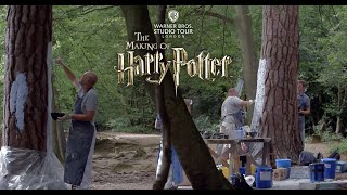 Building the Forbidden Forest  Warner Bros Studio Tour London [upl. by Solracnauj]