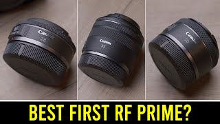 Best First Canon RF Prime RF 28mm 28 vs 35mm 18 vs 50mm 18 Free RAW Files [upl. by Westbrook]