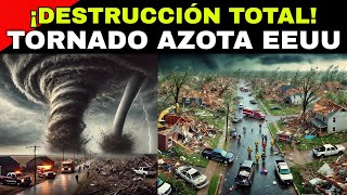 ¡DESTRUCCIÓN TOTAL TORNADO DEVASTADOR AZOTA OKLAHOMA CITY DEJA DECENAS DE H3RIDOS ESTAN EVACUANDO [upl. by Krein626]