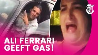 Tante Ali B flipt in Ferrari [upl. by Consalve]