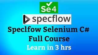 SpecFlow Selenium C Tutorial Full Course 2023  SpecFlow C Tutorial [upl. by Lebasiram]