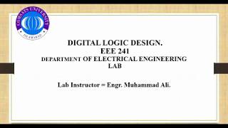 EEE241DLDLab 9 Magnitude comparators implementation [upl. by Mignon827]